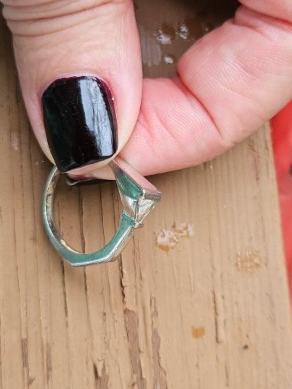 Silver Stackable Ring Size 7 - Picture 3 of 9